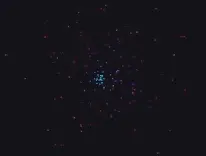 Point emitter with direction range from 0 to 2 PI.
