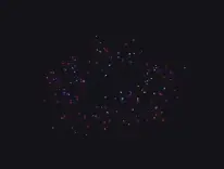 Ellipse emitter with 'volume' emission source mode.