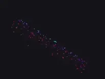 Line emitter with 'edge out' emission source mode.